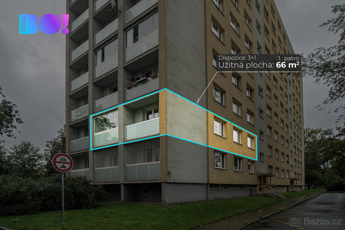 Prodej bytu 3+1 + 2x lodžie, Slezská Ostrava, ulice Bohumíns - 16