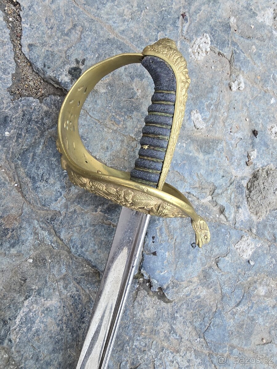 VZÁCNÁ STARÁ NÁMOŘNÍ ŠAVLE RAKOUSKO UHERSKO ' SOLINGEN - 16