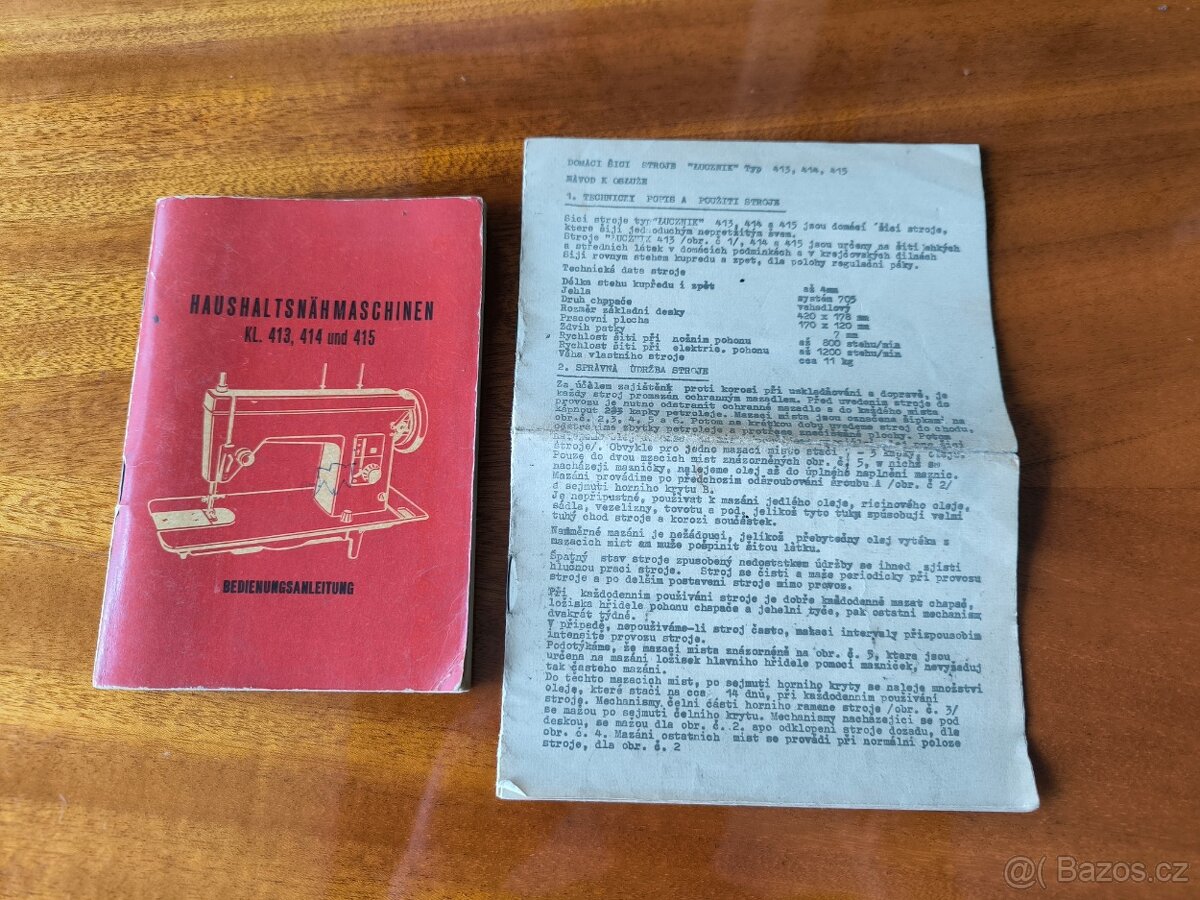 Elektrický šicí stroj Lucznik 415 TUR 2 se stolkem - 16