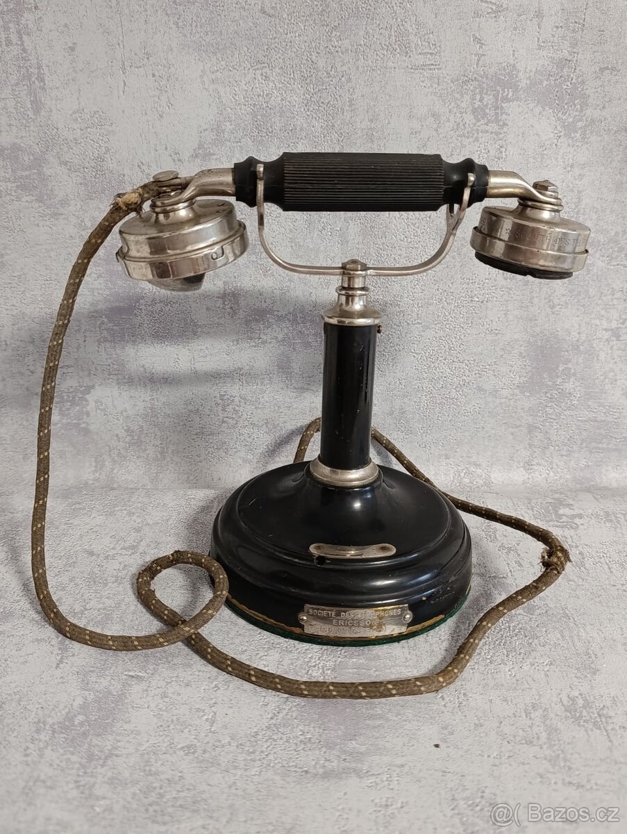 Historicky velmi starý telefon Erisccon. Velice dekorační - 16
