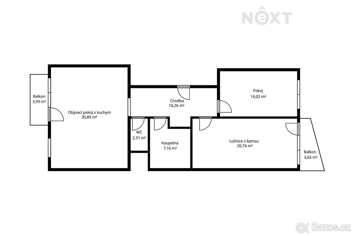 Prodej byt 3+kk, 86㎡ - 16