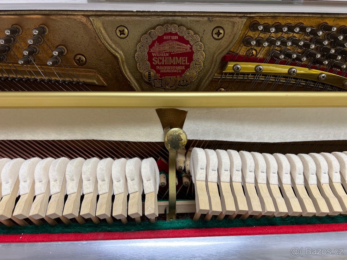 Německé piano Schimmel rococo po opravě, se zárukou, doprava - 16