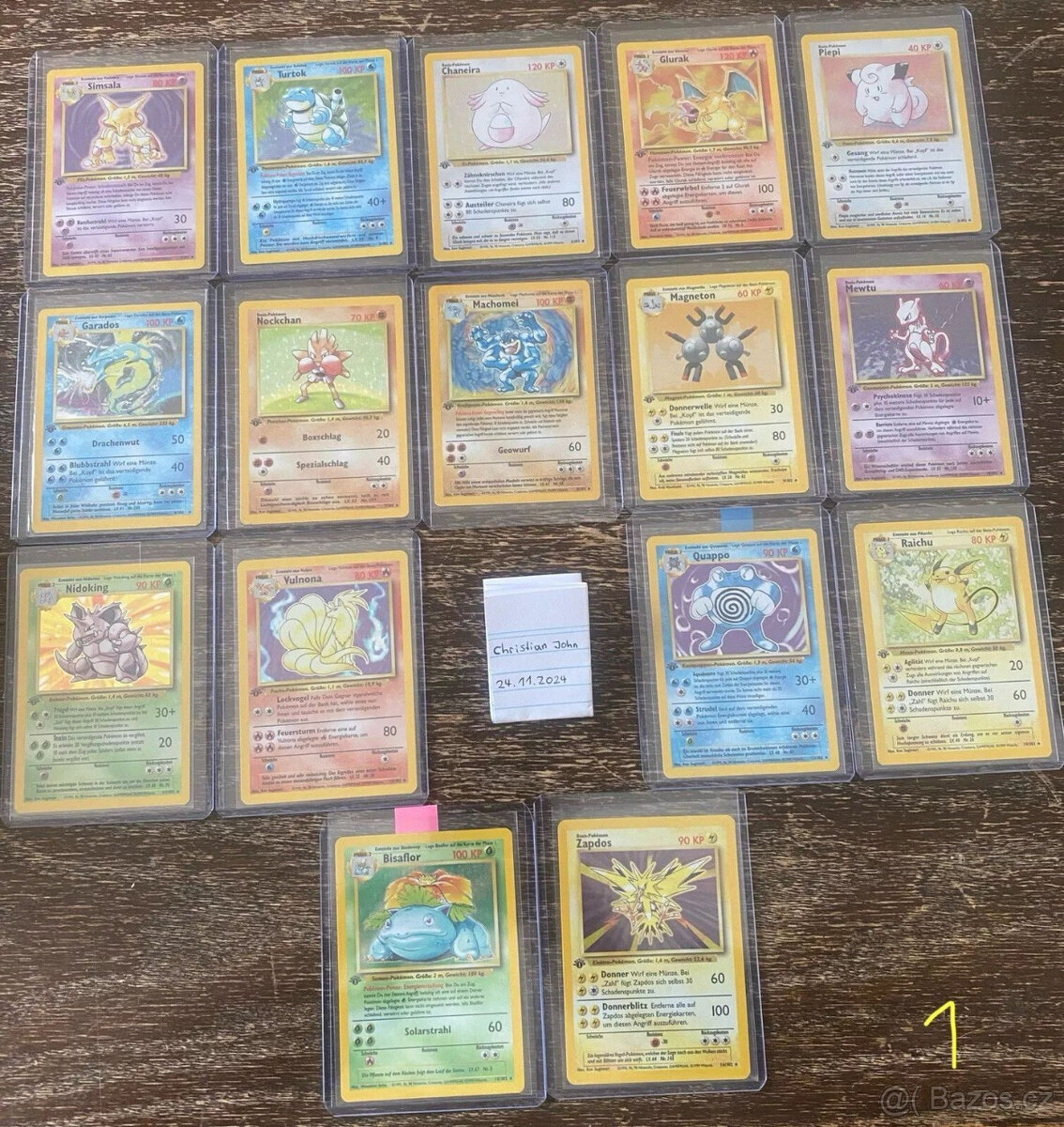 Stará sbírka karet Pokémonů - 16