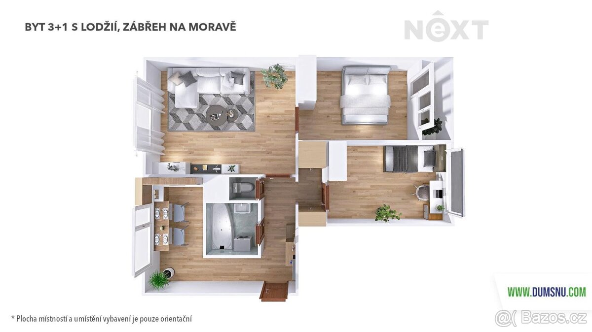 Pronájem byt 3+1, 67㎡ - 16