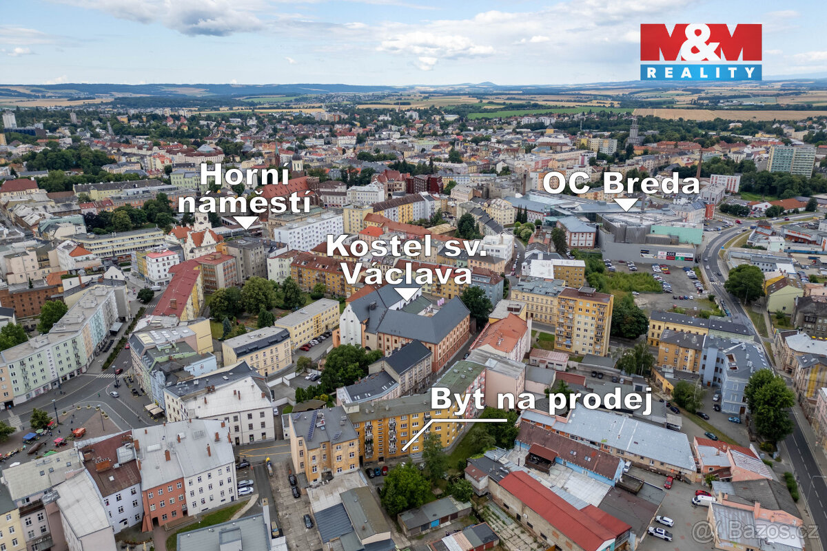 Prodej bytu 2+1, 51 m², Opava, ul. Solná - 16