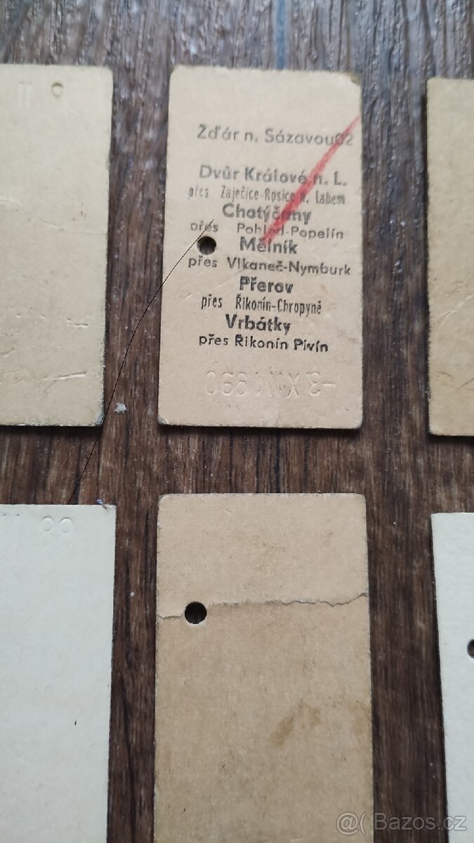 Kleště a jízdenky ČSD - 16