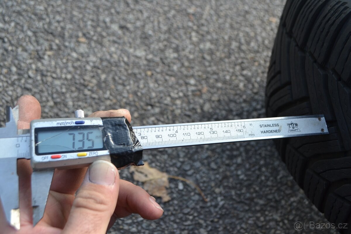 ZÁNOVNÍ sada 4ks zimní kola Š.Octavia II, III+Michelin Alpin - 16