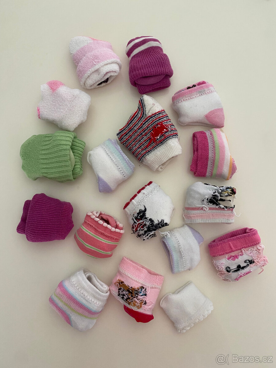 Balík dětských ponožek (0 - 1 rok) - 16