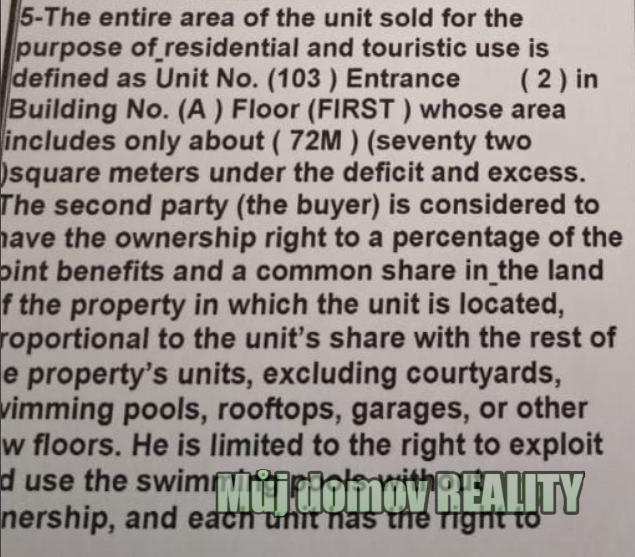 Luxusní apartmán 2+kk s balkonem v Grand Rock Resort, Hurgha - 16