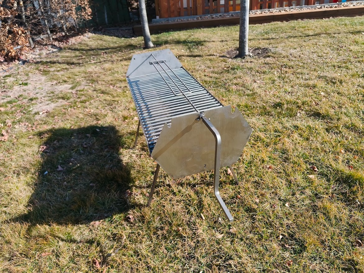 Ručně vyrobený nerezový gril MORAVA - 16