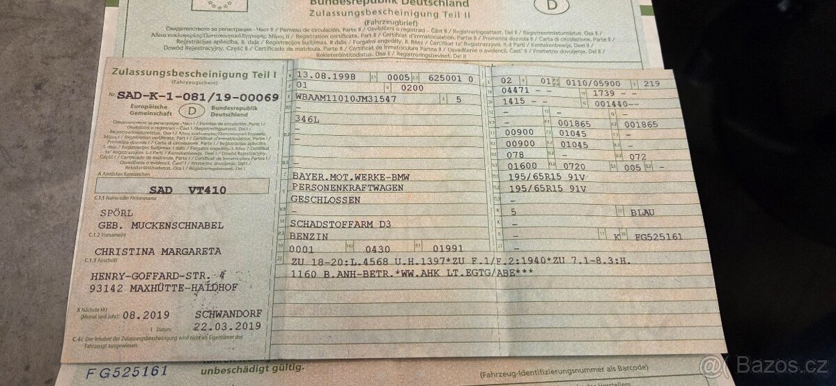 Prodám BMW e46 2.0 Benzín 6 Válec Dovoz SRN - 16