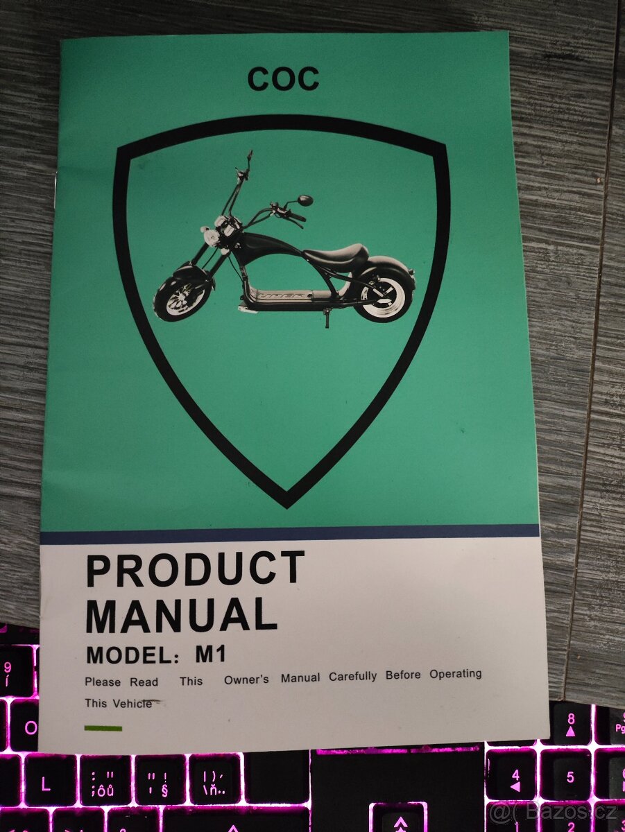 Elektrická koloběžka/chopper Eco Highway - 16