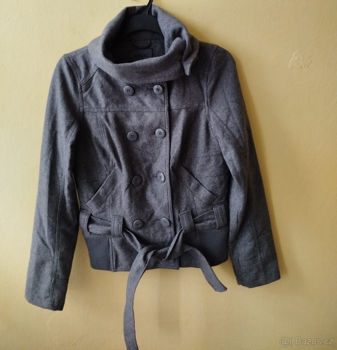 Dámský vlněný kabát/ bunda, velikost M - 16