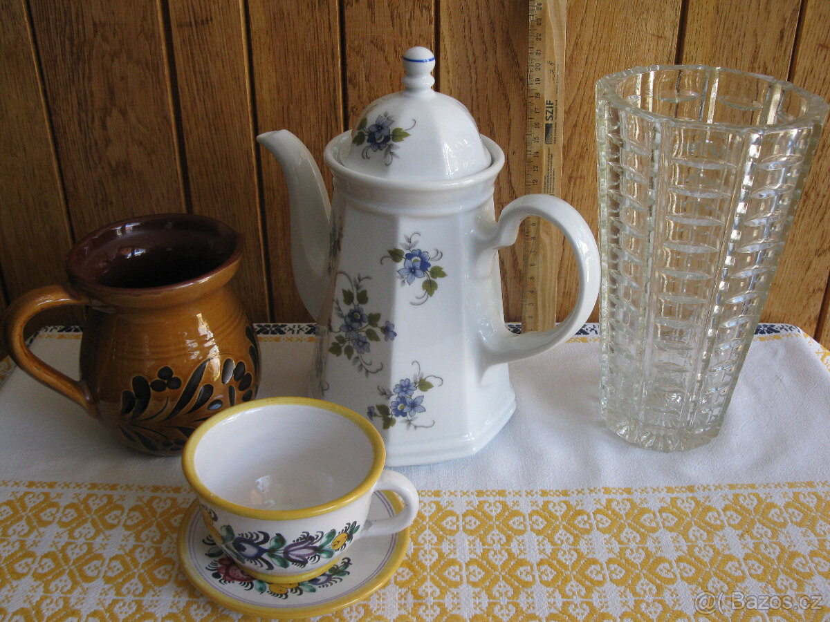 retro talíře různé i vánoční ryby,hrnky,sovy - 16