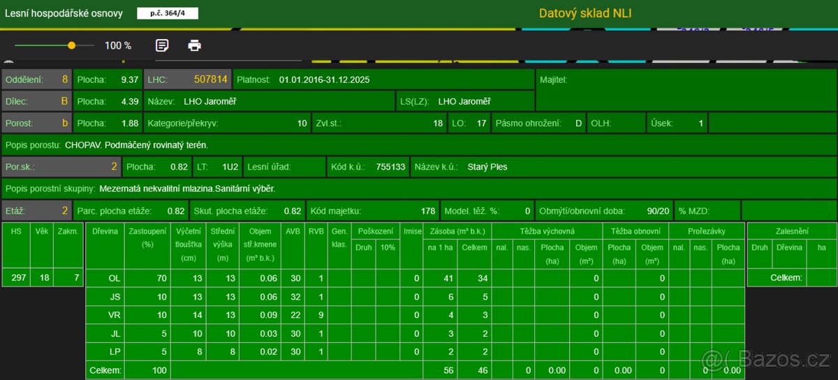 Prodám pozemky v k.ú. Starý Ples - 16