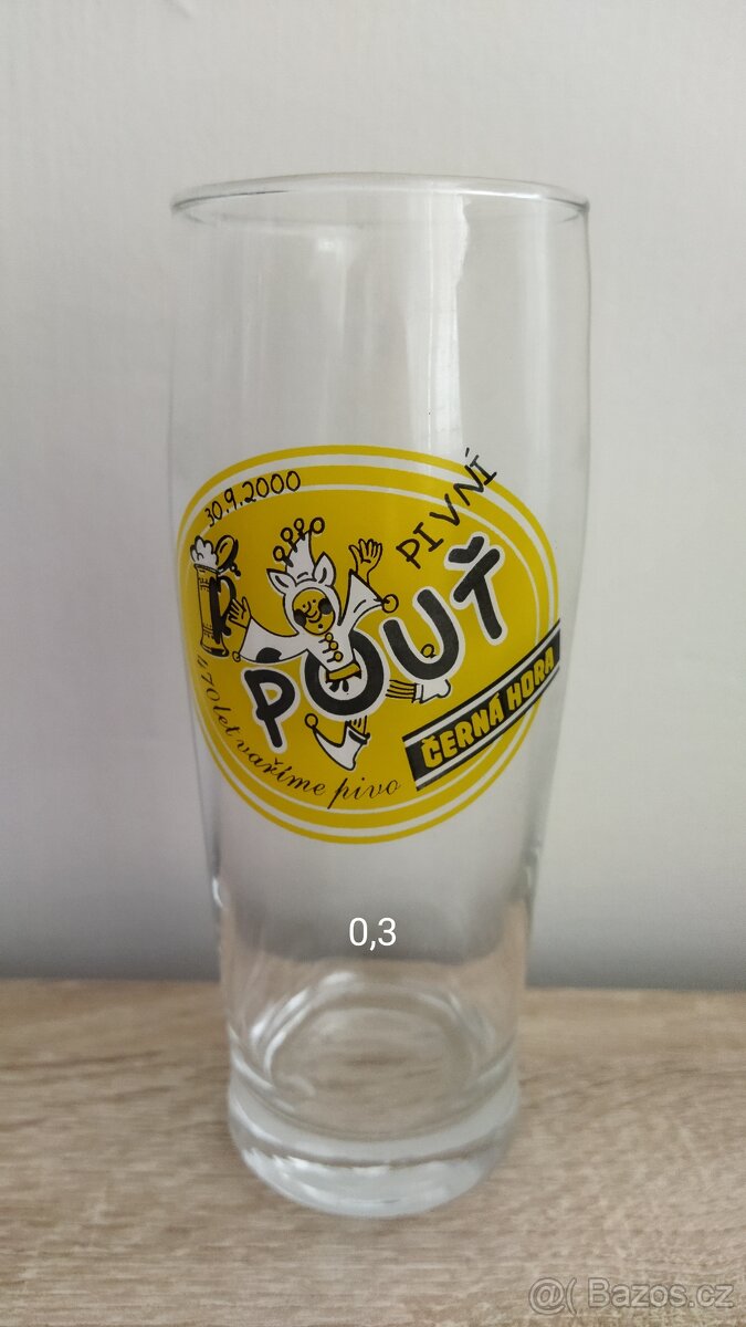 Pivní sklenice 0,3 l - 16