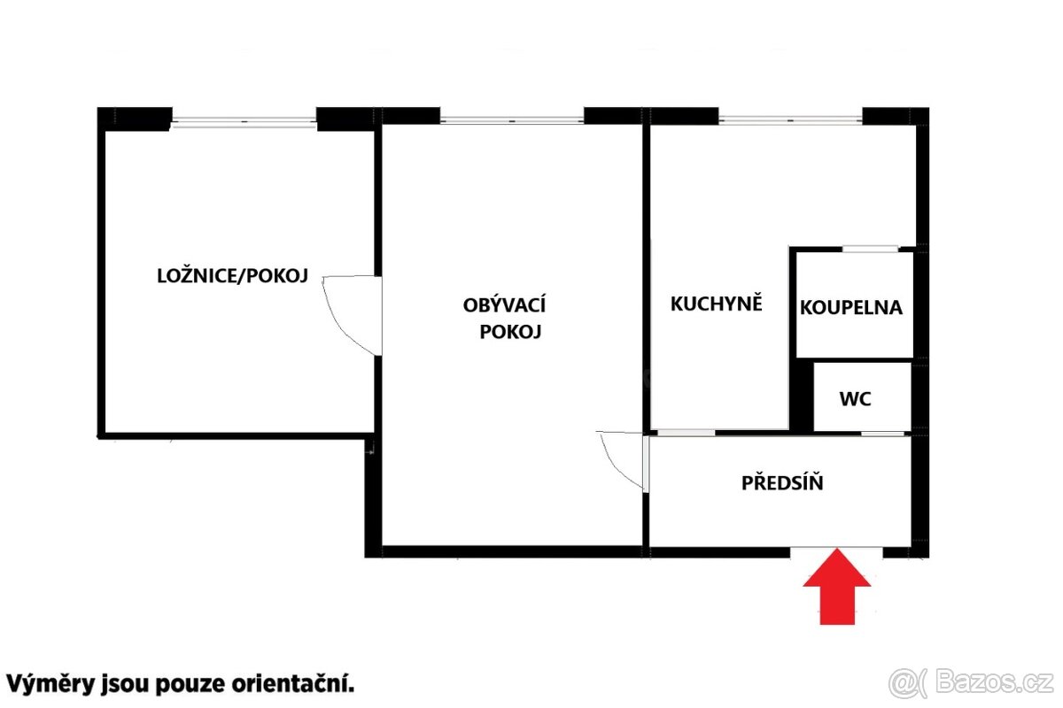 Prodej, byt 2+1, 56m2, ul. Smrková, Plzeň - město - 16