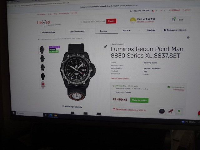 Luminox recon point man 8831 KM s GMT. - 16