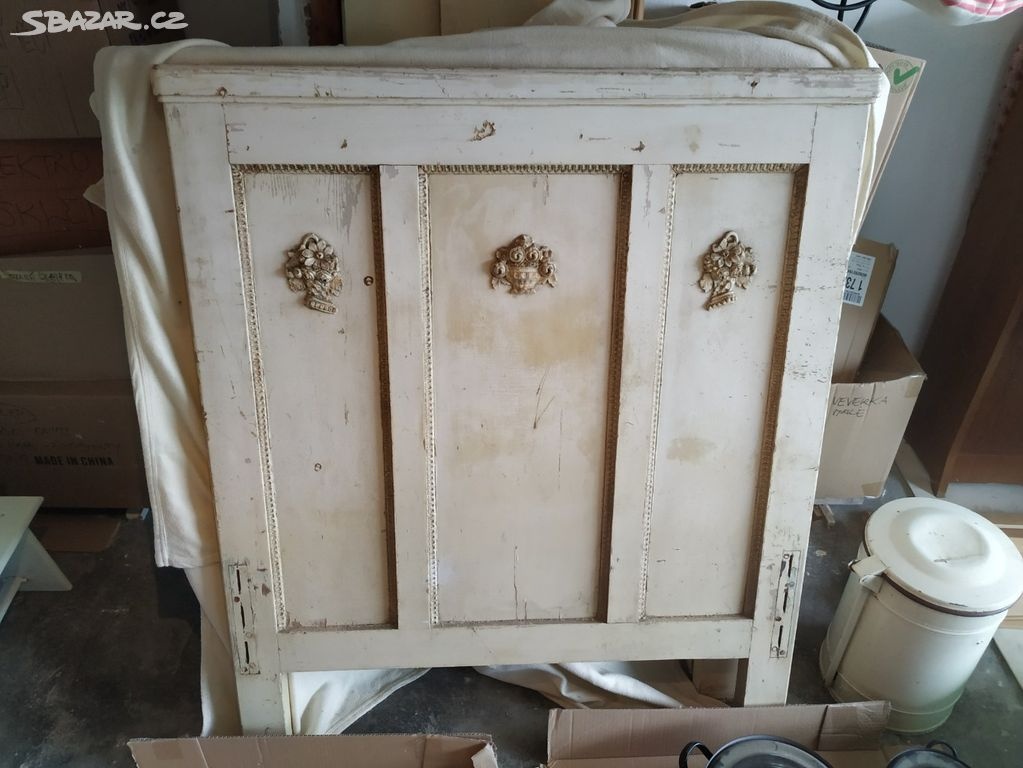 Starožitná ložnice Ludvík XVI 2 skříně a 2 postele - 16