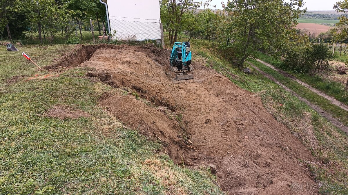 výkopové práce minibagrem znojmo - 16