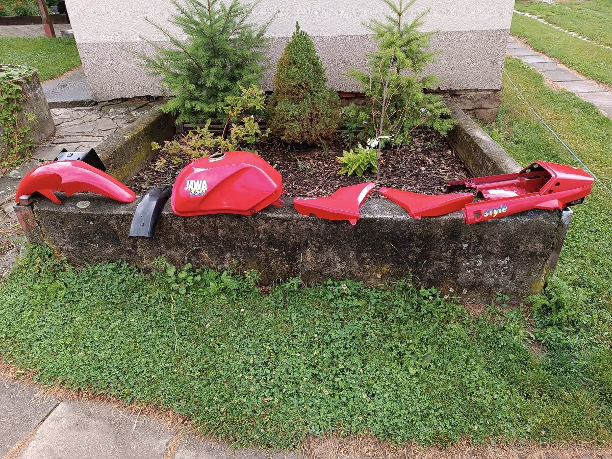 Jawa 350/640 sada plastů - 16