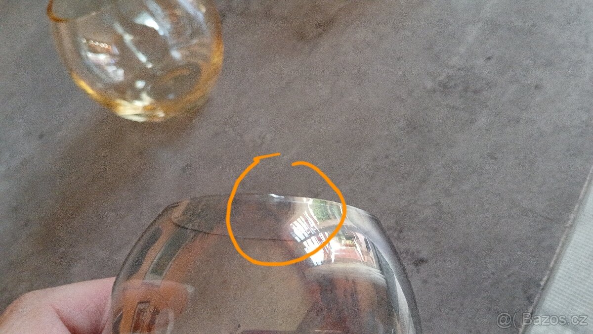 Retro kulovité sklenky na whisky 200ml - 16