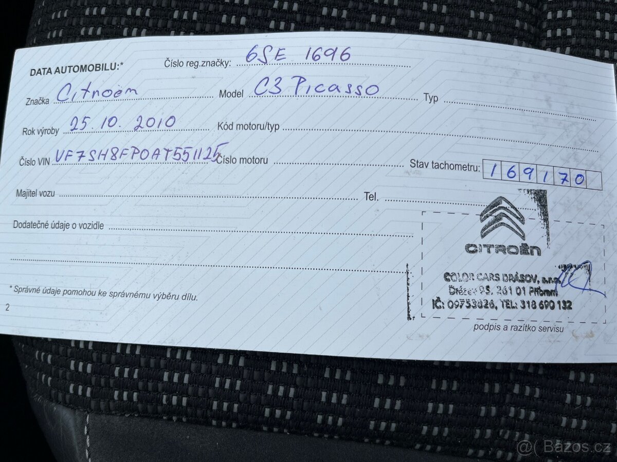 Citroen C3 Picasso 1.4 VTi 95k EXCLUSIV SERVIS - 16