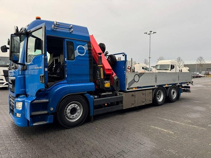 MAN TGS 28.400 - 6x2–Valník+HR-PALFINGER PK27002-SH 8x EXT - 16