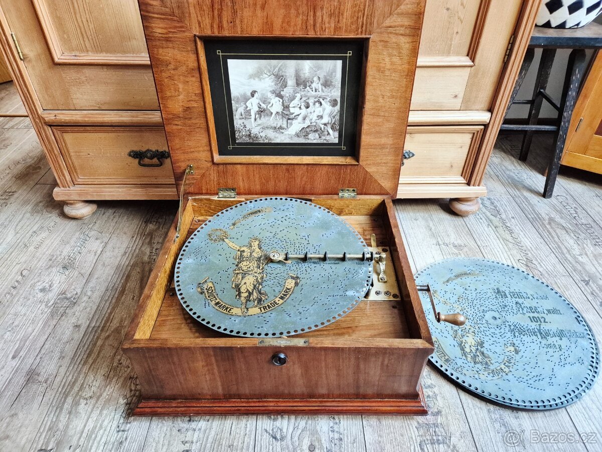 Starožitný hrací stroj Polyphon, 1895 - 16