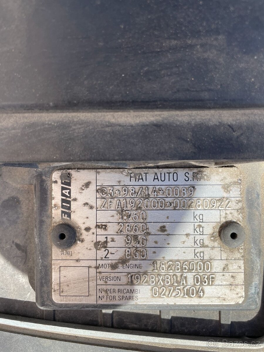 Fiat Stilo 1,6 16V - 16