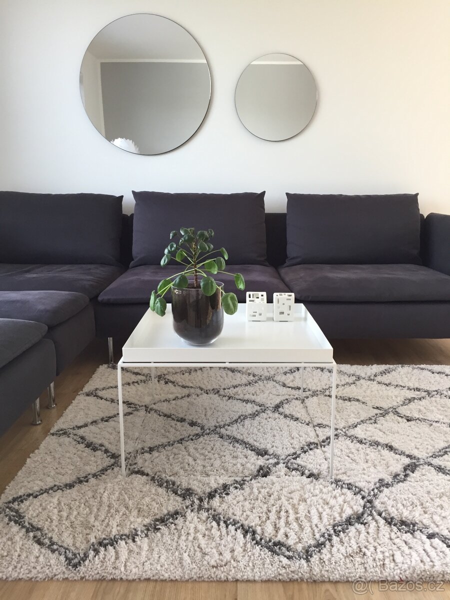 Koberec, 135×190 cm, krémová - 16