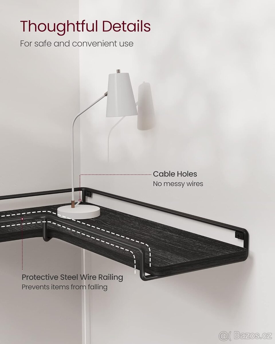 Nové rohové police 2ks v balení - 16