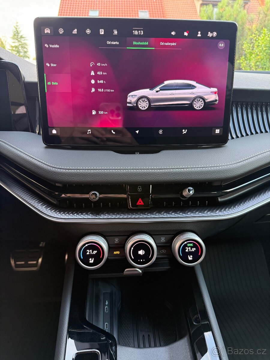 Škoda Superb 4 Sportline 2.0TSI 195kW 4x4 7/2025 440km - 16