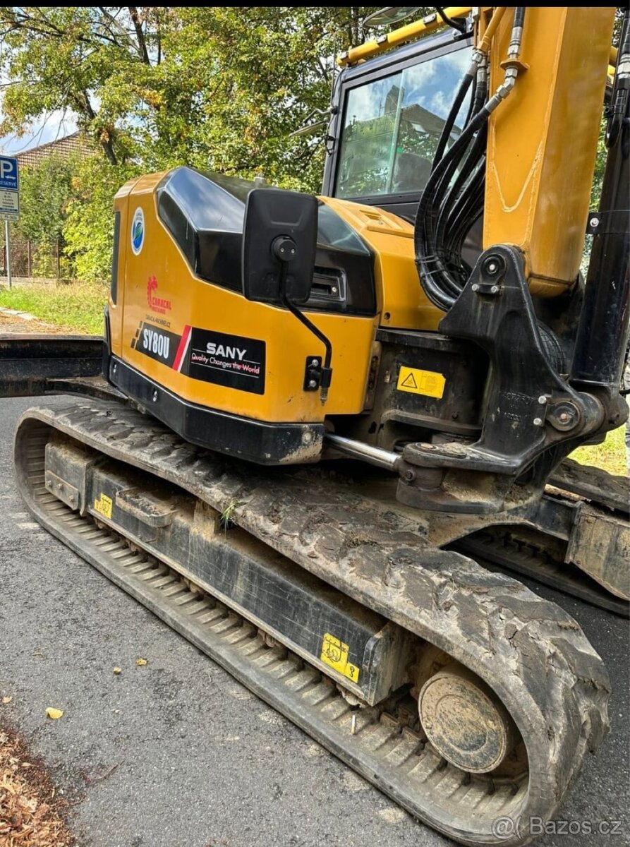 Pásový bagr SANY SY80U - 16