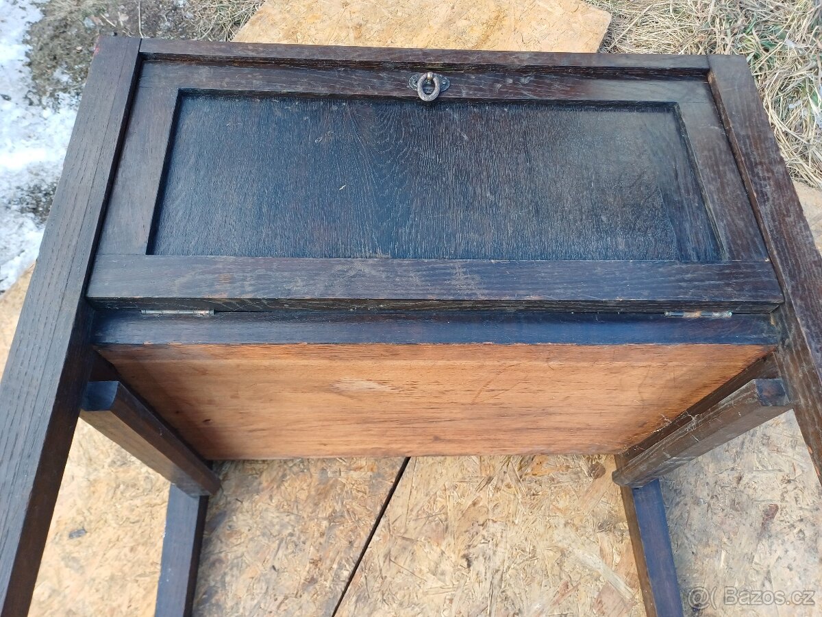Starožitný servírovací stolek - 16