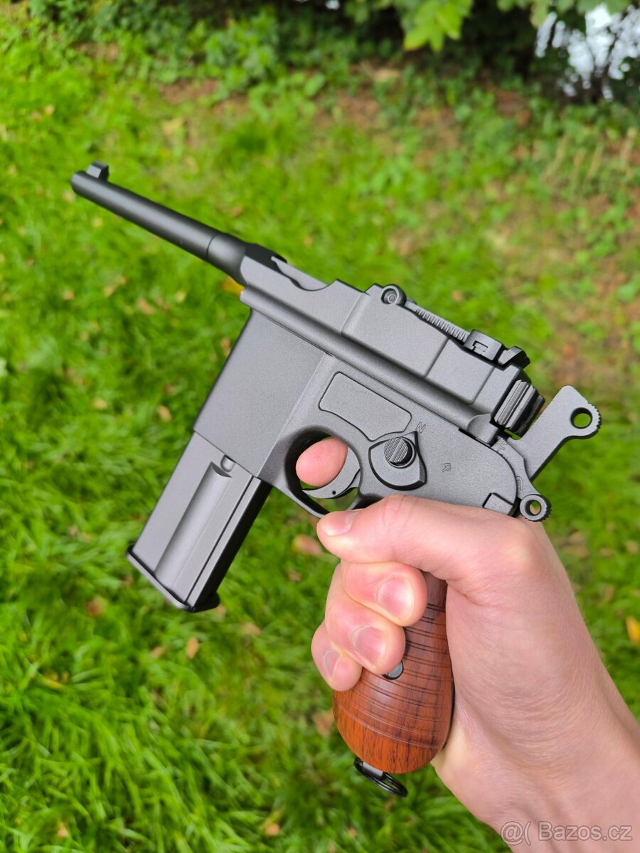 Airsoftová pistole M712 (KWC) + Ochranná maska - 16