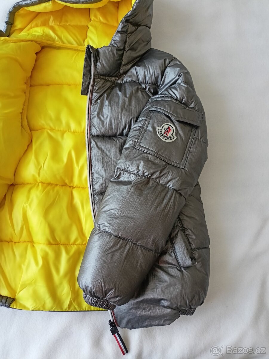 Dětská zimní bunda bronz, vel.128/134 - 16