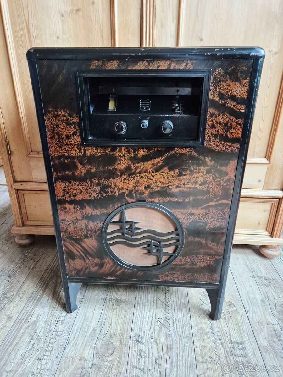 Starožitné rádio Philips 2601, "kamna", 1930-1931 - 16