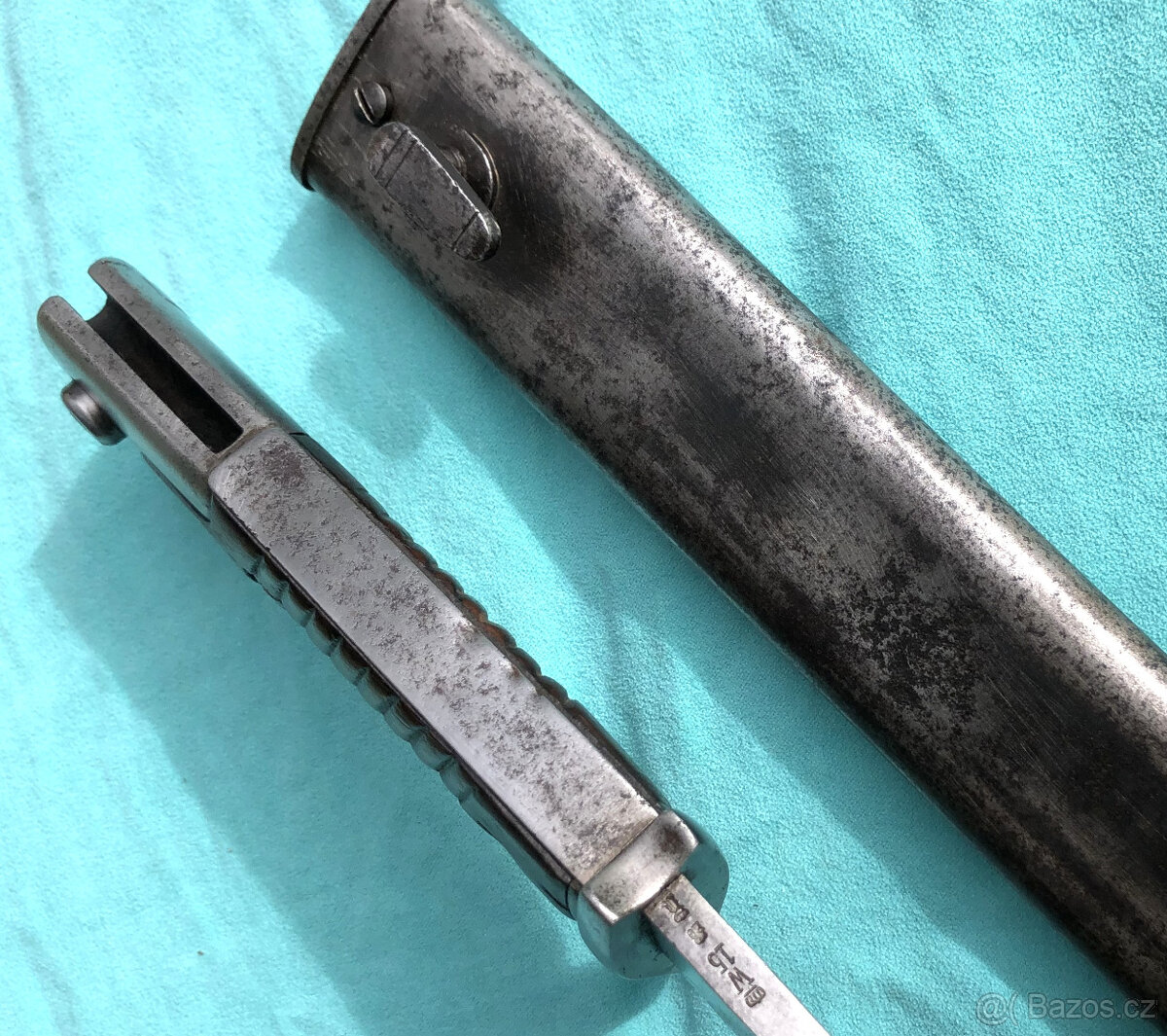 Německý bodák Mauser K98 – značený komplet (2. sv. válka) - 16