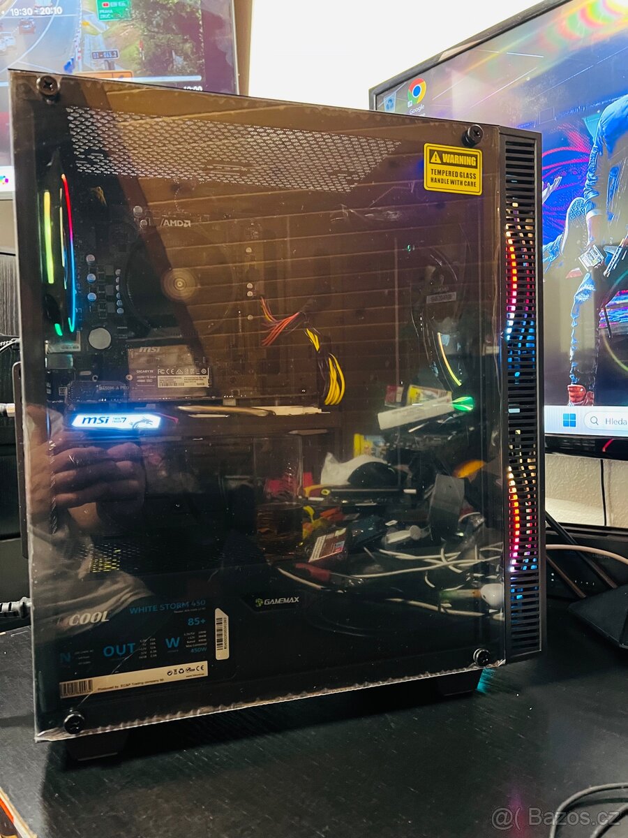 Herní Ryzen 5, 16GB DDR4,500 GB SSD a HDD, GTX 1650, Win 11 - 16