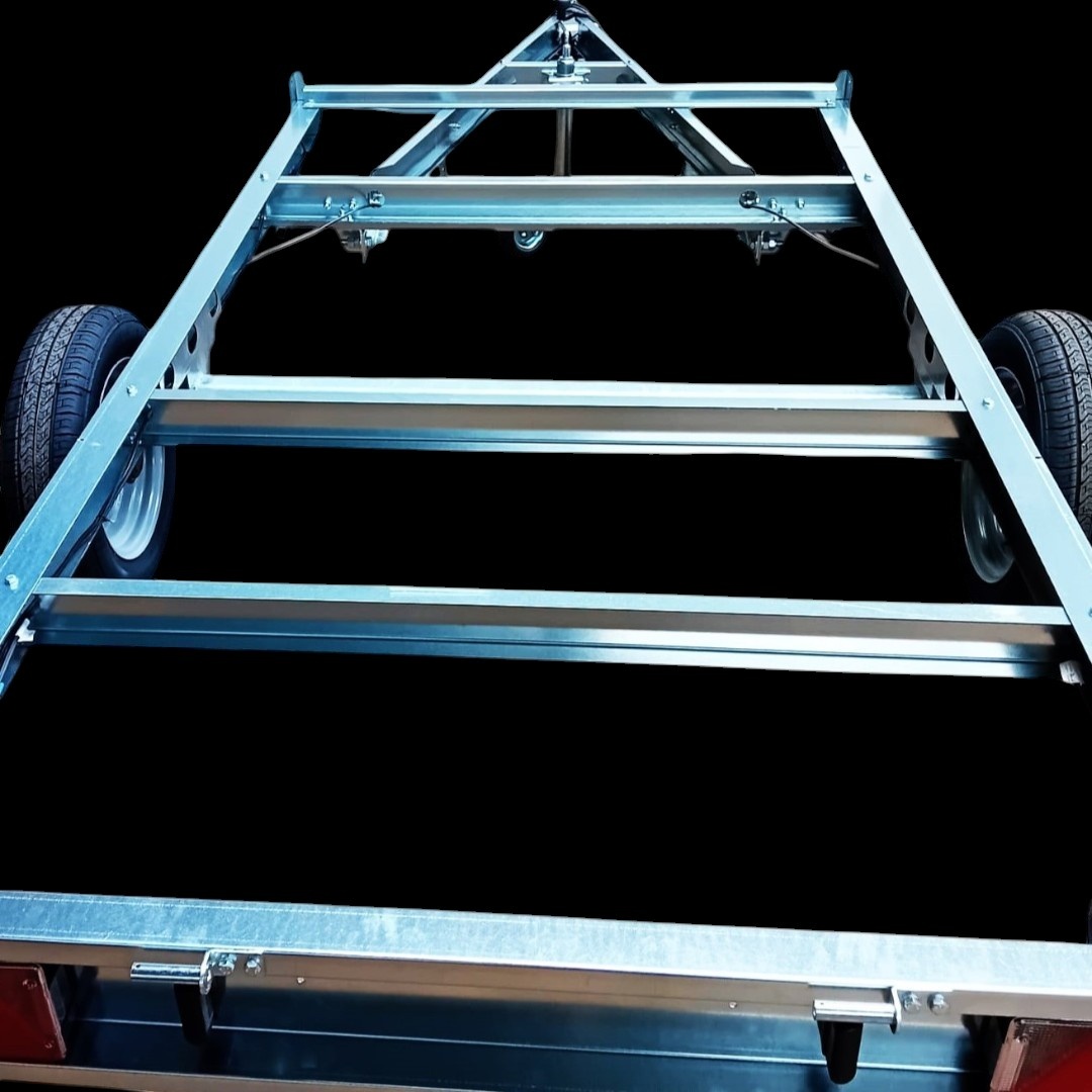 Dvouosý přívěsný vozík sklopný řidičák B, 2x náprava 750kg - 16