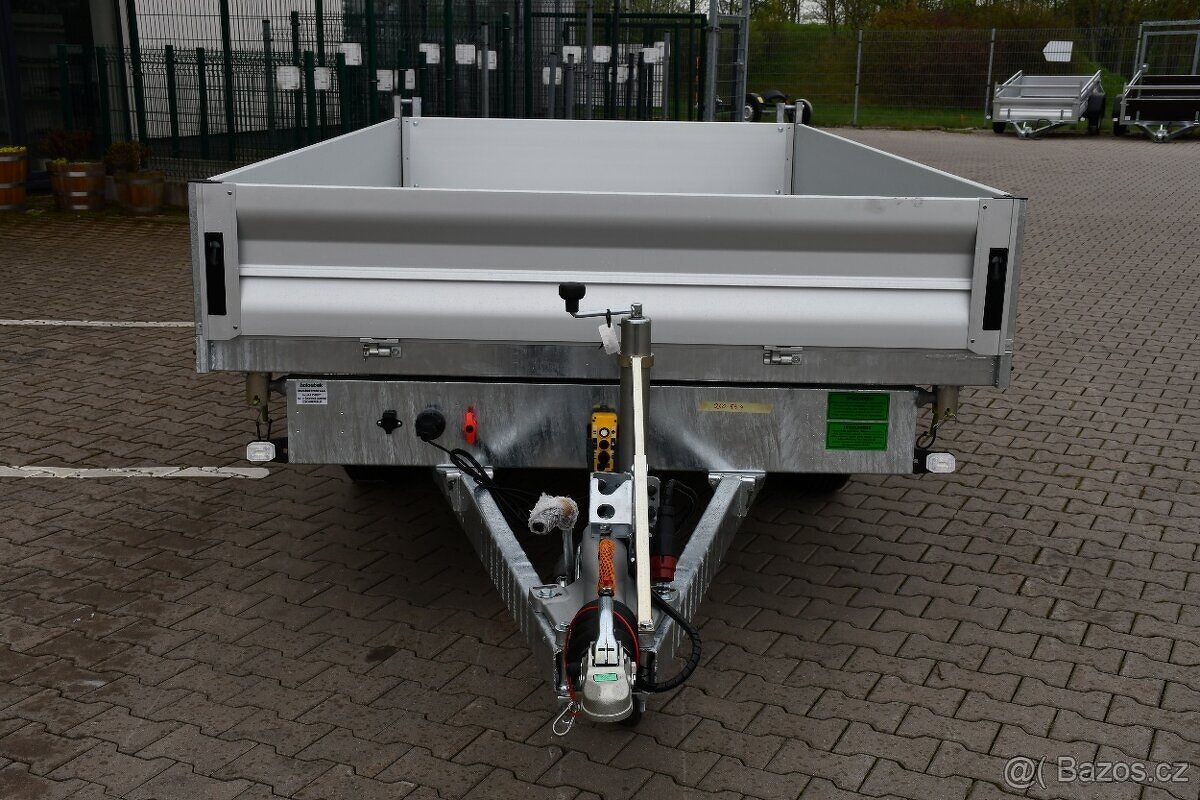 Třístranný sklápěcí přívěs do 3500 kg, 3,6 m - 16