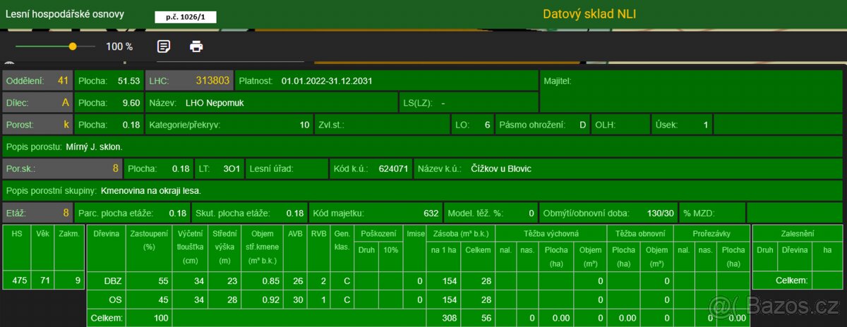 Prodáme pozemky v k.ú. Čížkov u Blovic - 16