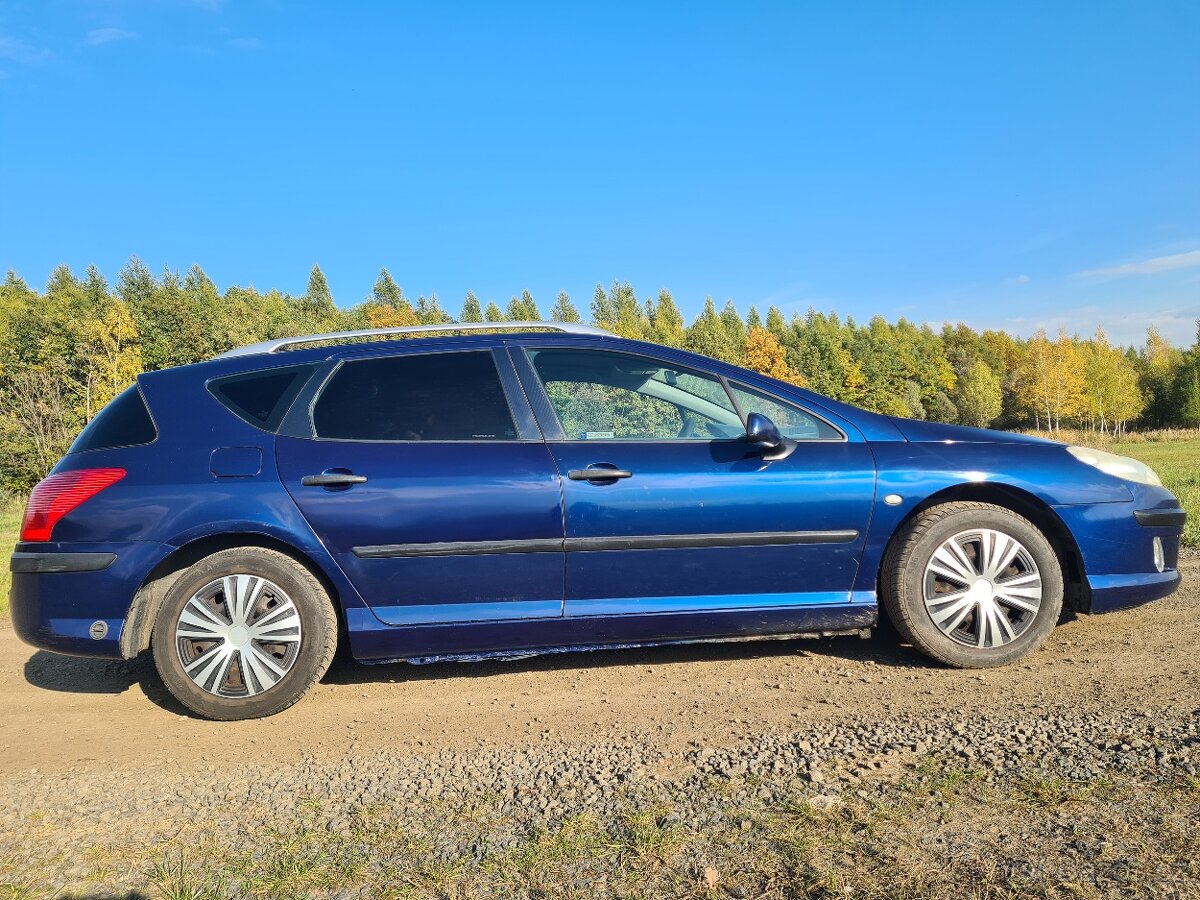Peugeot 407 SW LPG 2.0 100kw,,bez koroze,Polokůže - 16
