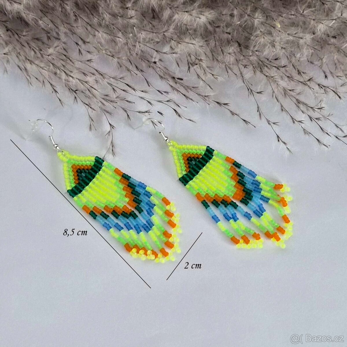 Korálkové náušnice - 16