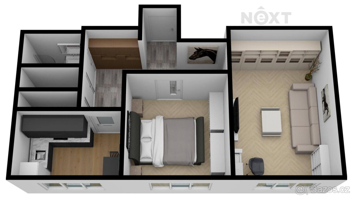 Pronájem byt 2+1, 61㎡ - 16