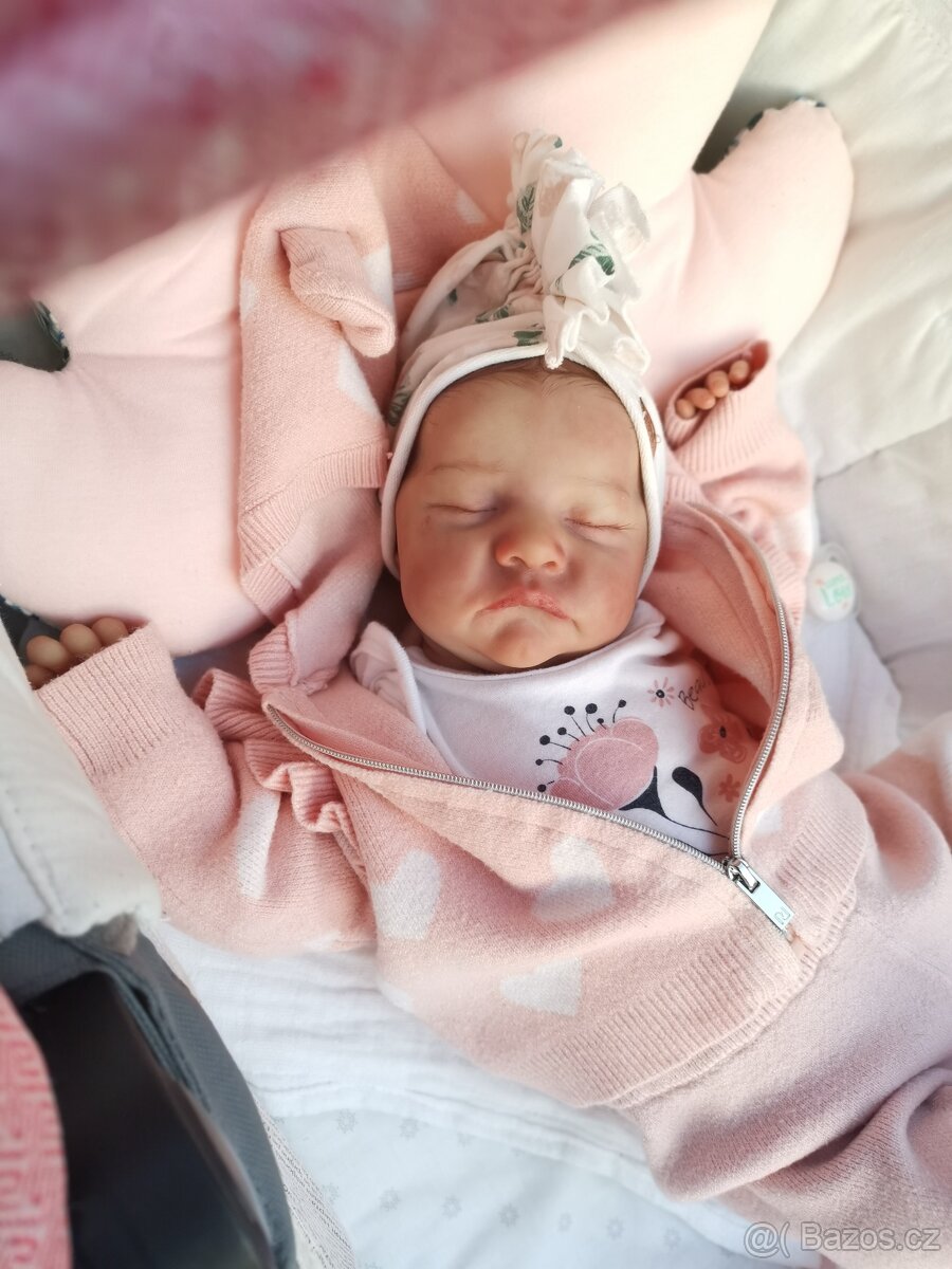 Krásná reborn holčička z kitu Levi - 16