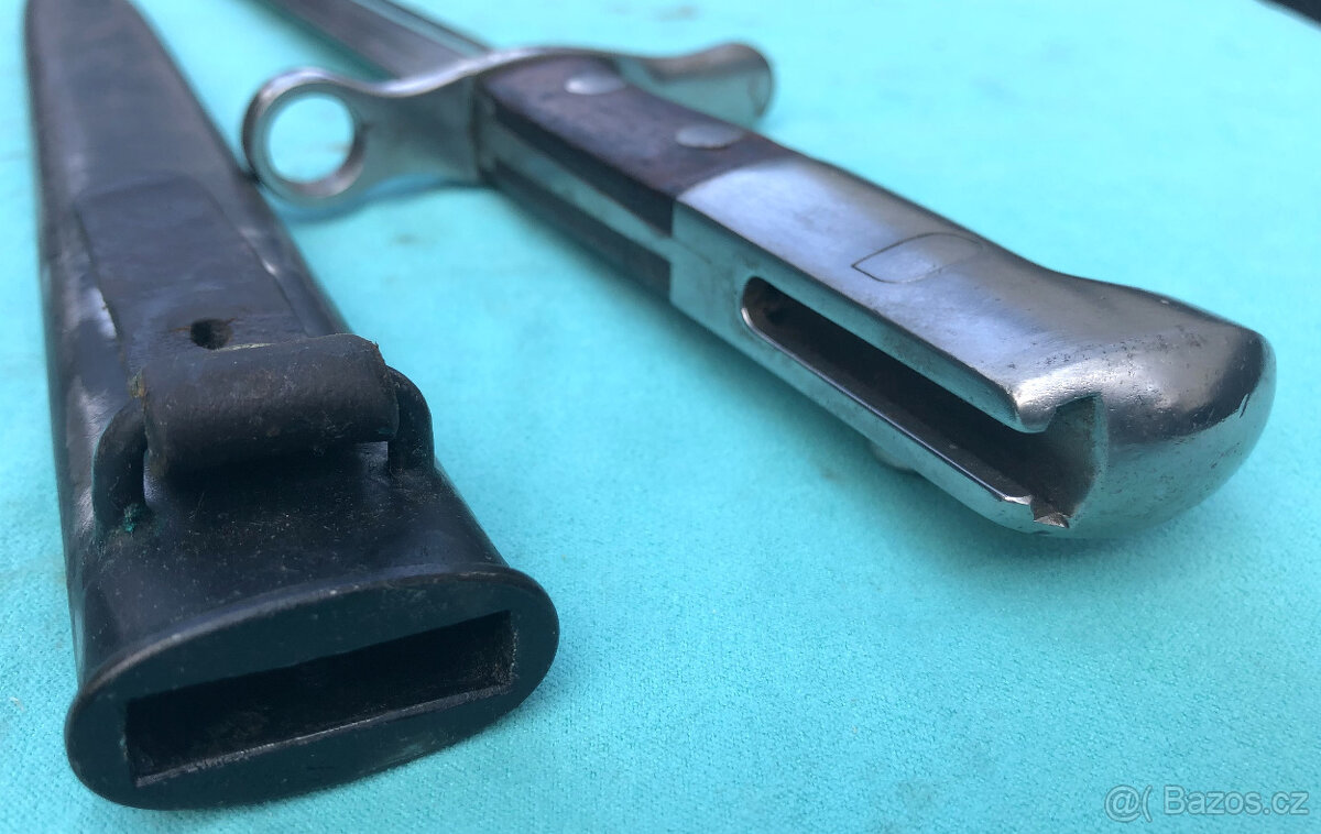 Švýcarský nožový bodák M1918 na pušku Schmidt-Rubin - 16