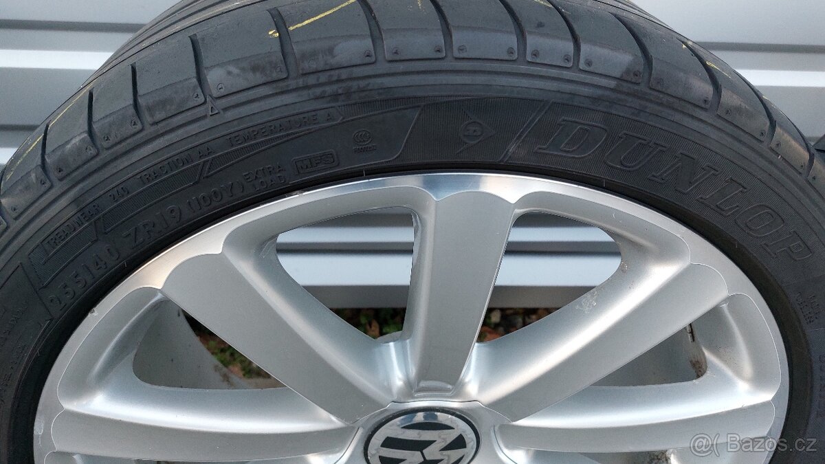 Alu kola 5x112 R19 r line vw Tiguan Letní pneu - 16