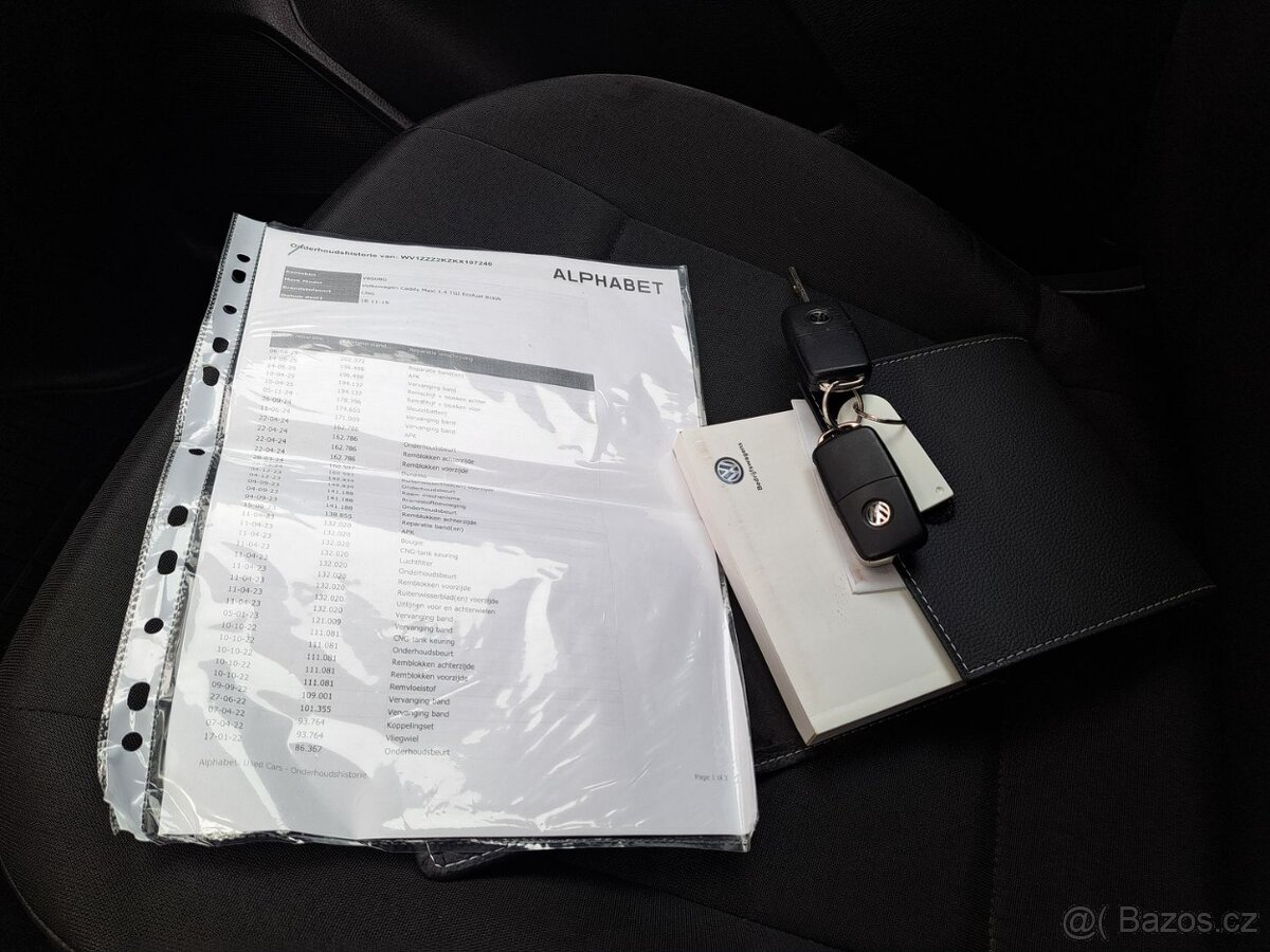 Volkswagen Caddy 1.4 TGI Maxi ZÁRUKA, 81kW, odpočet DPH - 16